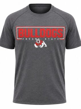 Fresno State Bulldogs Gray Athletic T Shirt Men’s Small NCAA Tee